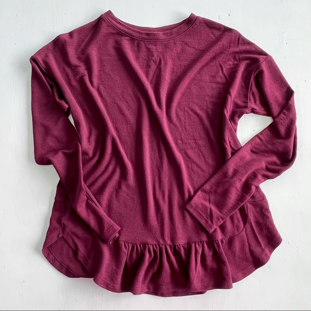 Banana Republic | Ruffle Bottom Tee